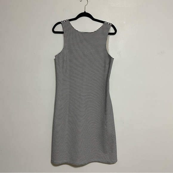 Theory Mivrill Sail Striped Sleeveless Sheath Dress - Picture 4 of 10